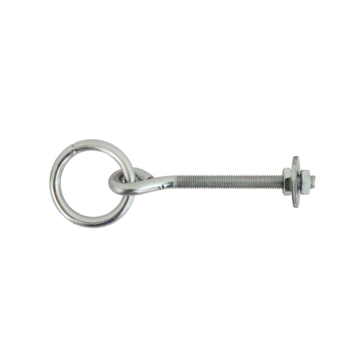 STEEL PLATE SCREW EYE RING