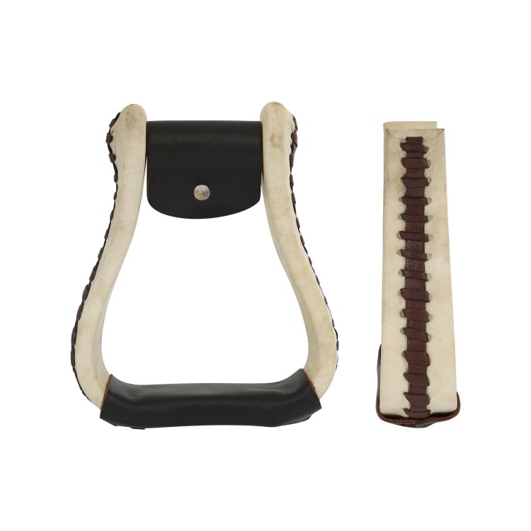 LAKOTA RAWHIDE WESTERN STIRRUPS