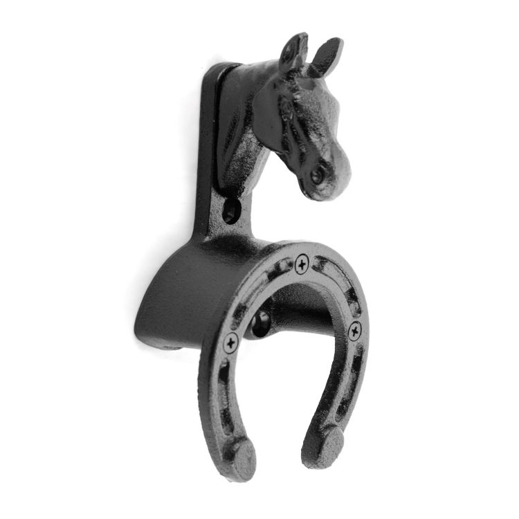 HORSEHEAD + HORSESHOE BRIDLE BRACKET