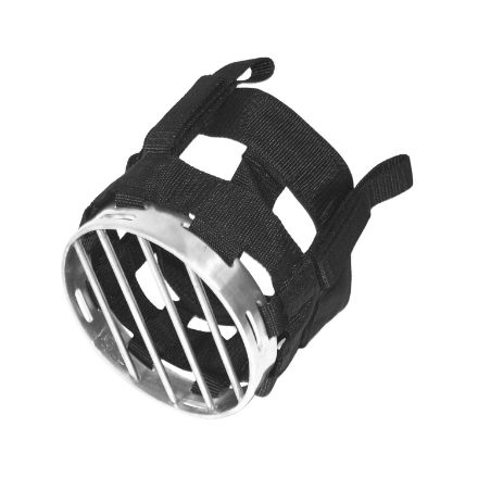 NYLON MUZZLE WITH SS GRID