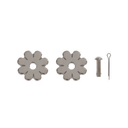 COPPIA ROTELLE SPERONI C/RIVETTI 303C