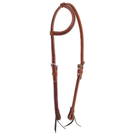 POOL'S ONE EAR HEADSTALL 23748 WITH BASKET TOOLING