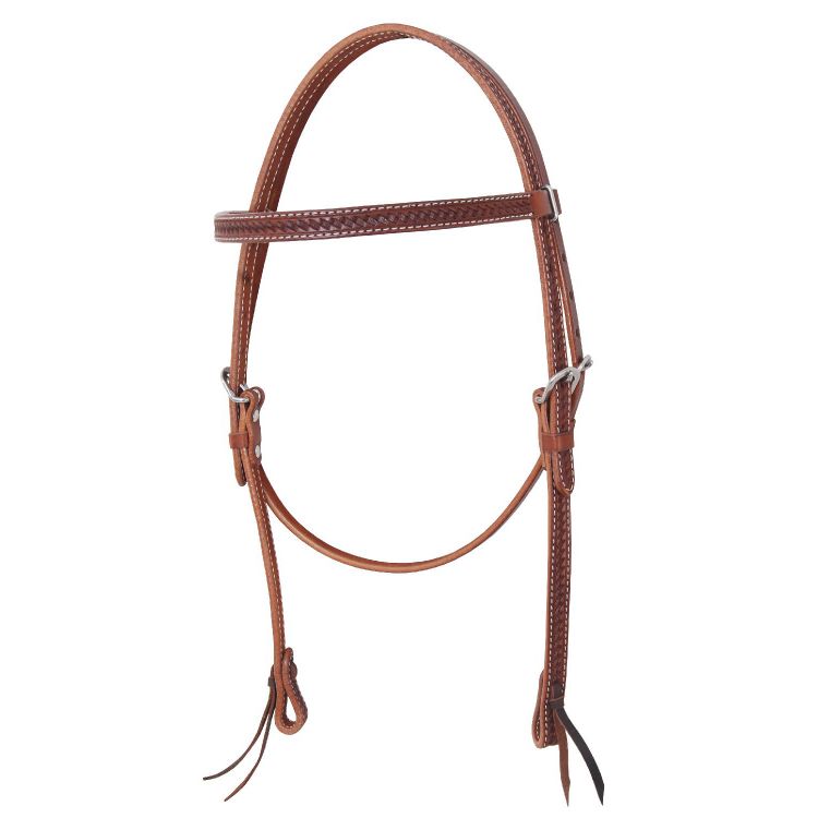 POOL'S CROSS OVER HEADSTALL 23753 WITH BASKET TOOLING