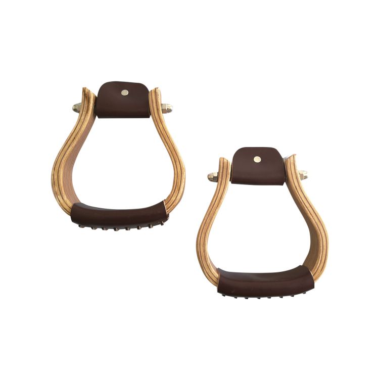 POO'S WESTERN WOOD STIRRUP 2"