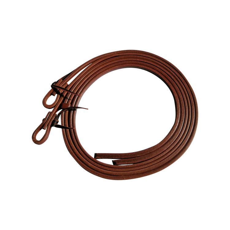 LEATHER OILED BALANCED REINS 1,3CM