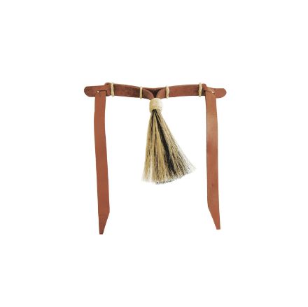 LEATHER CURB CHAIN RAWHIDE NAPPA