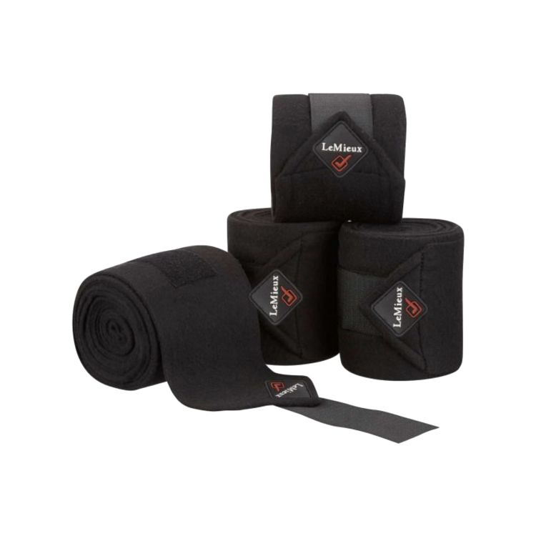 LEMIEUX POLO BANDAGES BLACK SET OF 4