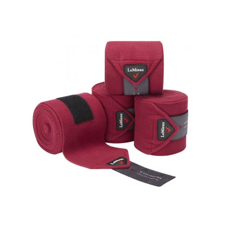 LEMIEUX POLO BANDAGES MULBERRY SET OF 4