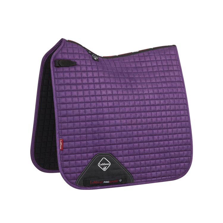 DRESSAGE SUEDE SQUARE BLACKCURRANT LARGE