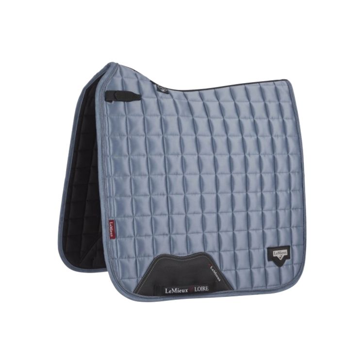 LOIRE CLASSIC SATIN DRESSAGE SQUARE ICE BLUE LARGE