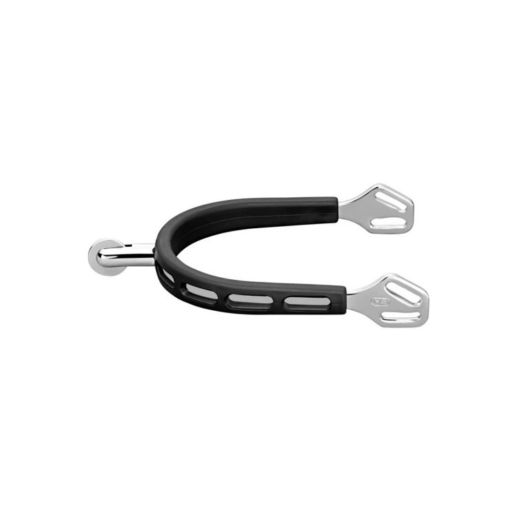 
ULTRA fit EXTRA GRIP spurs with Balkenhol fastening - Stainless steel, 30 mm rounded