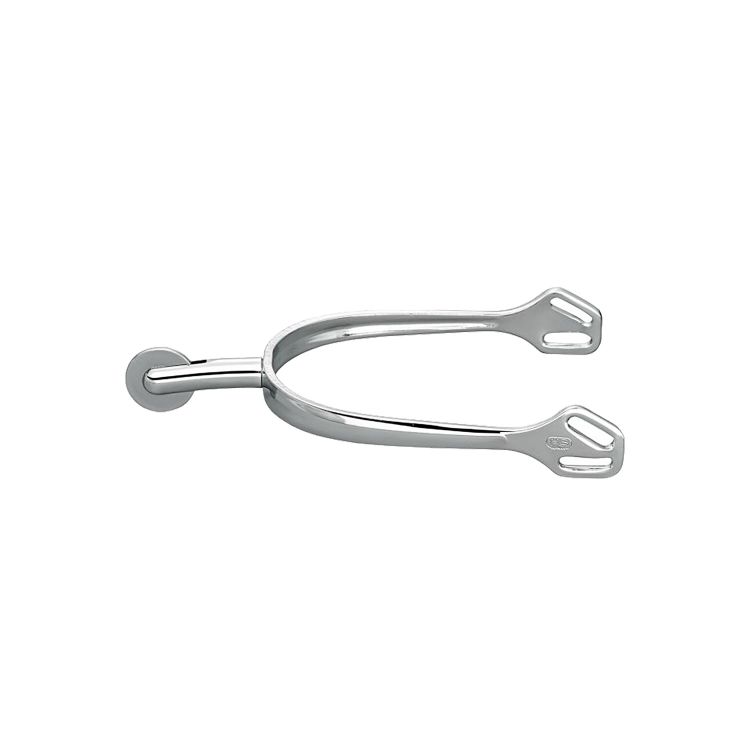 ULTRA FIT SPURS WITH BALKENHOL FASTENING - STAINLESS STEEL, 40 MM WITH ROWEL #5