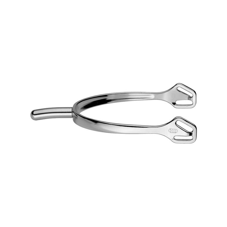 ULTRA FIT SPURS WITH BALKENHOL FASTENING - STAINLESS STEEL, 35 MM ROUNDED NECK