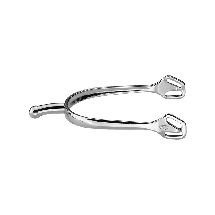 ULTRA FIT SPURS WITH BALKENHOL FASTENING - STAINLESS STEEL, 30 MM ROUNDED BALL NECK