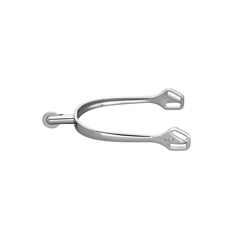 ULTRA FIT SPURS WITH BALKENHOL FASTENING - STAINLESS STEEL, 30 MM WITH ROWEL #6