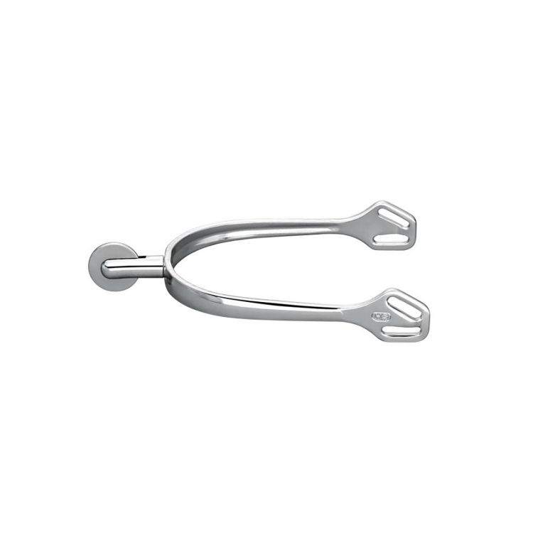 ULTRA FIT SPURS WITH BALKENHOL FASTENING - STAINLESS STEEL, 30 MM ROUNDED WITH ROWEL #5
