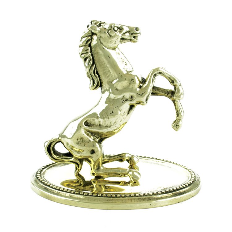 BRASS STANDING HORSE TROPHY