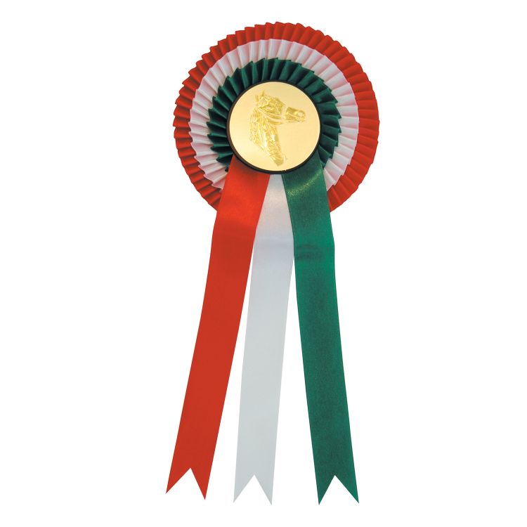 HORSE MEDALLION ITALY FLAG MODEL