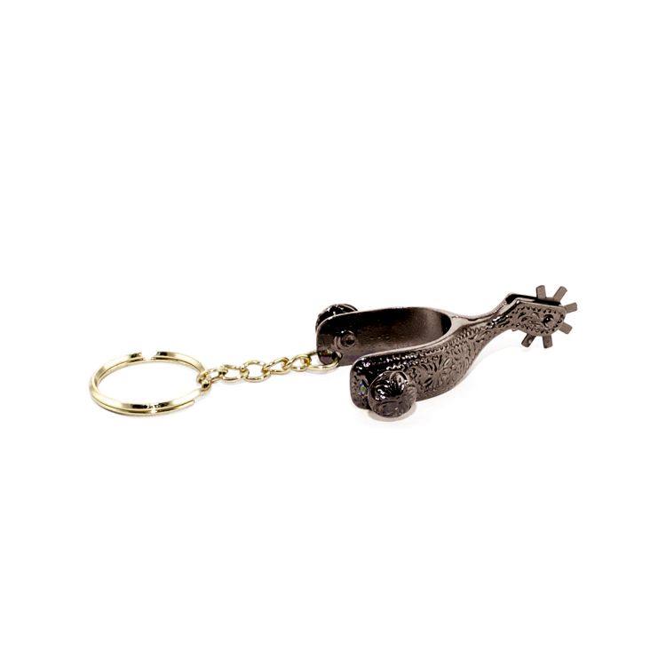 NP WESTERN SPUR KEYCHAIN BLACK/GOLD