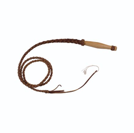 BRAIDED LEATHER WHIP