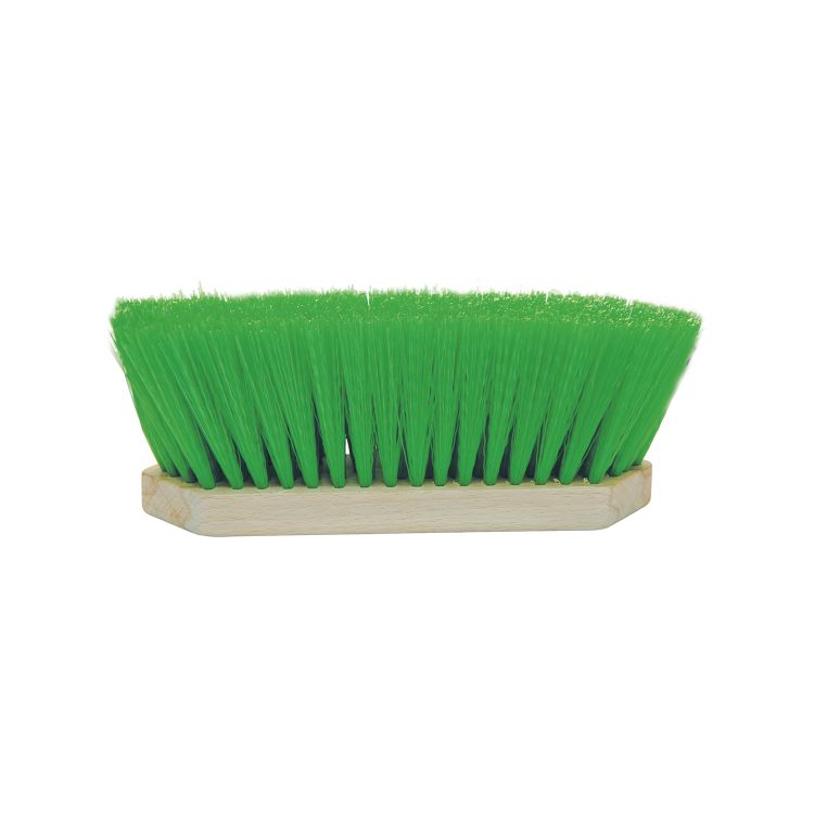 WOODEN HOOF BRUSH WITH SOFT SYNTHETIC BRISTLES