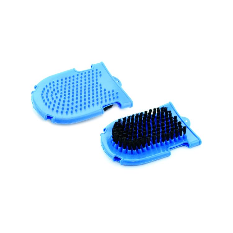 GROOMING GLOVE WITH BRISTLES