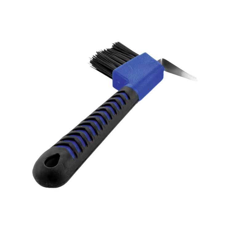 PLASTIC HOOF PICK WITH BRUSH