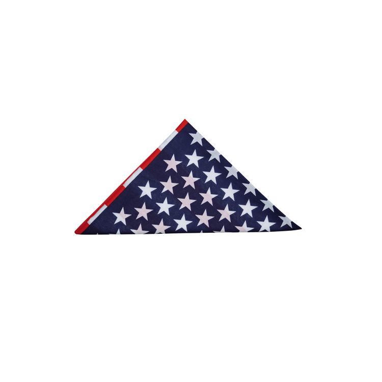 BANDANA WITH FLAG OR CONFEDERATION PATTERN