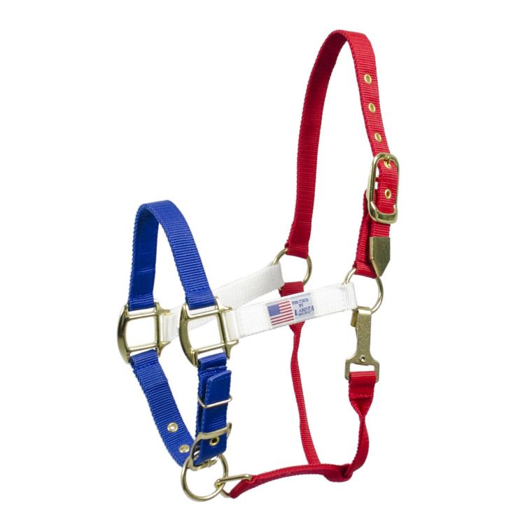 USA FLAG NYLON HALTER