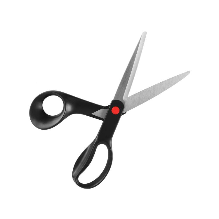 PROFESSIONAL  SCISSORS WITH ERGONOMIC HANDLE