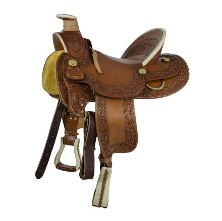 WADE POOL'S SADDLE WITH WOODEN TREE