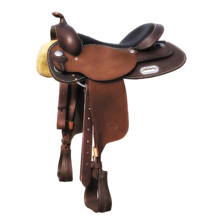 TEAM PENNING ROUGH-OUT 1020 POOL'S SADDLE