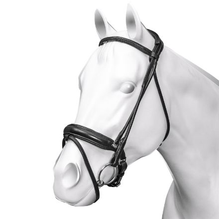 ACAVALLO FORNARINA ROLLED LEATHER BRIDLE