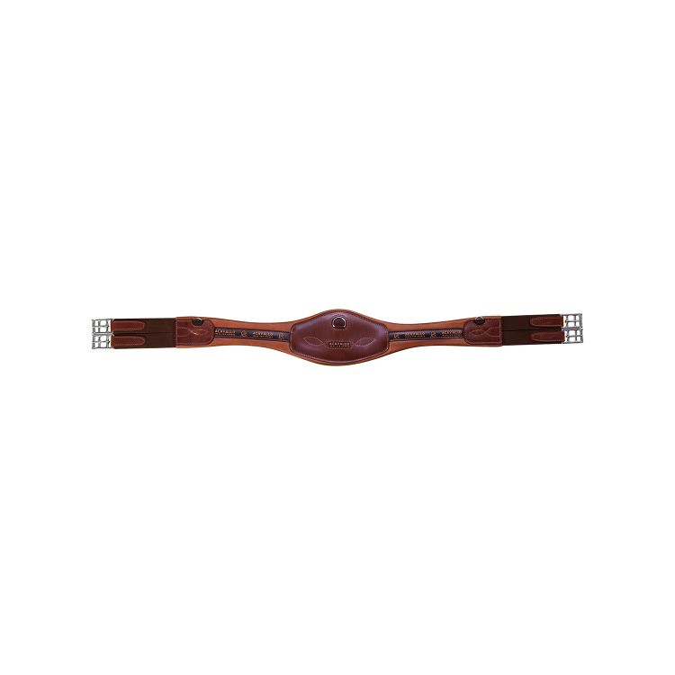 ACAVALLO SOFT LEATHER ANATOMIC GIRTH