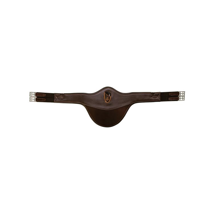 ACAVALLO LEATHER STUDGUARD GIRTH