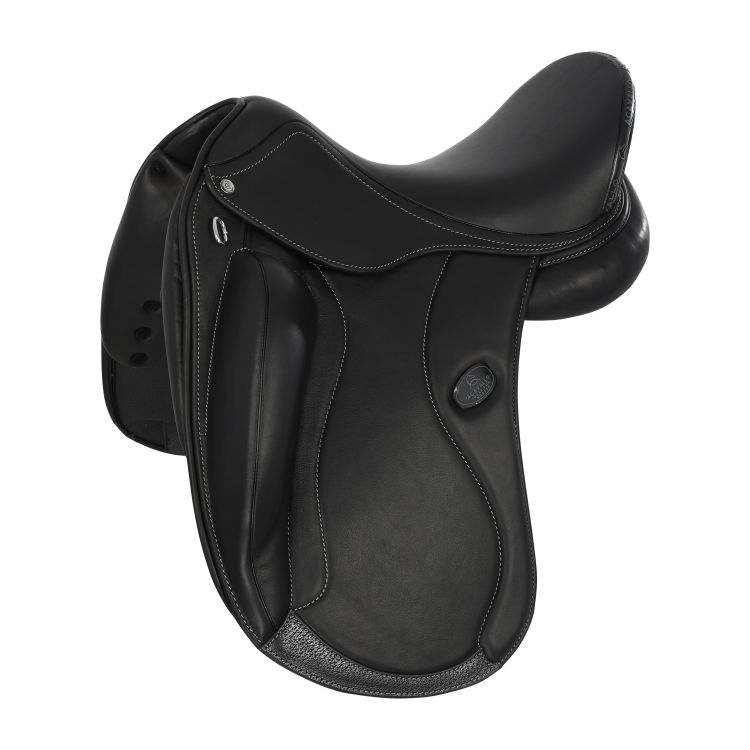 ACAVALLO MANTEGNA DRESSAGE TILTED CANTLE SADDLE LONG BLOCKS