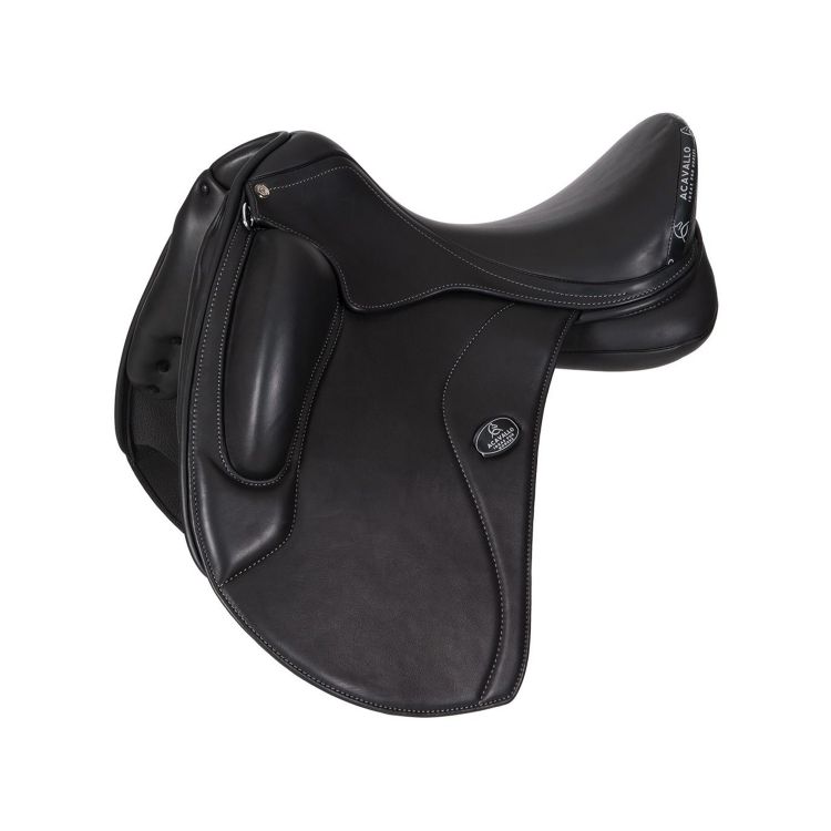 ACAVALLO LEONARDO DRESSAGE SADDLE WITH FLOCKED PANELS