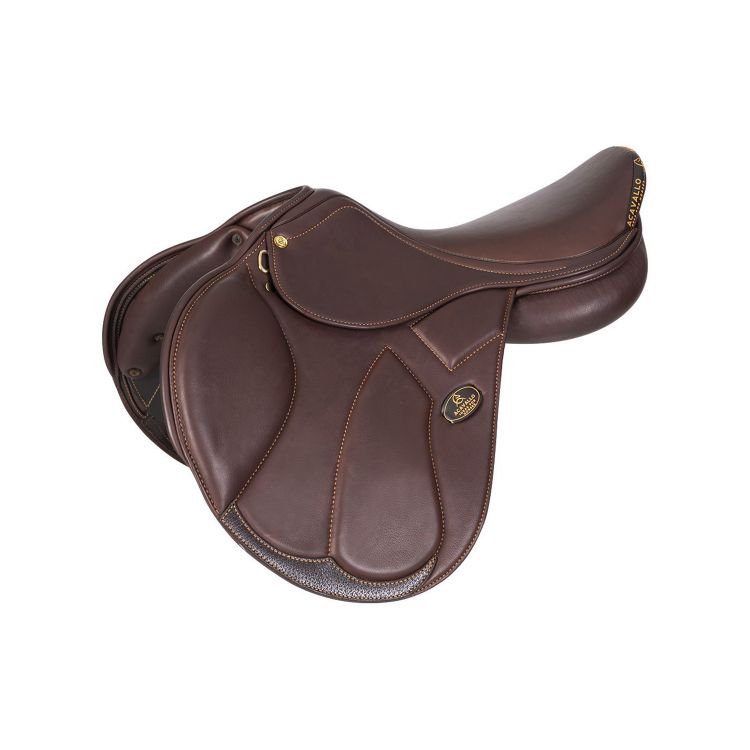 ACAVALLO GUTTUSO JUMPING SADDLE WITH LATEX PANELS