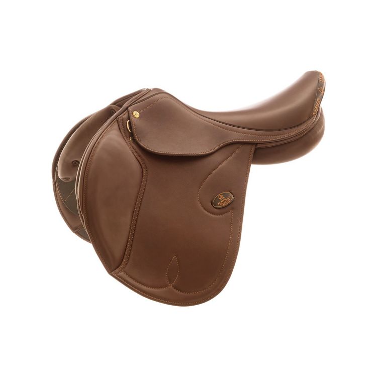 ACAVALLO BOTTICELLI JUMPING SADDLE WITH FLOCKED PANELS