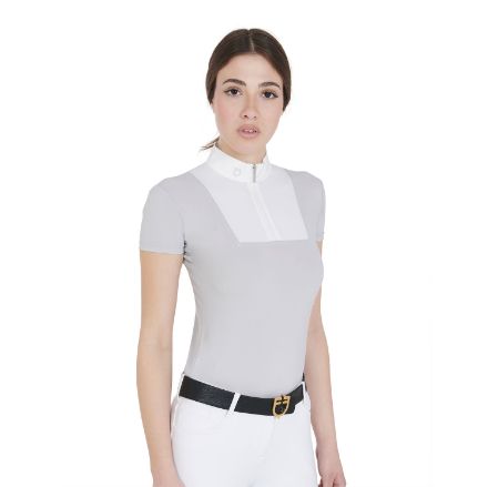 MARIAM MODEL WOMAN POLO SHIRT IN STRETCH MATERIAL