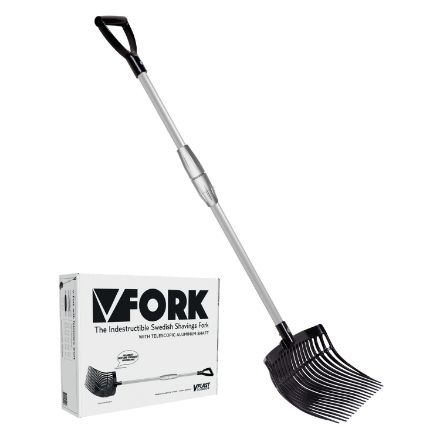 VPLAST FORK + ALUMINUM HANDLE IN BOX WITH DETACHABLE HANDLE