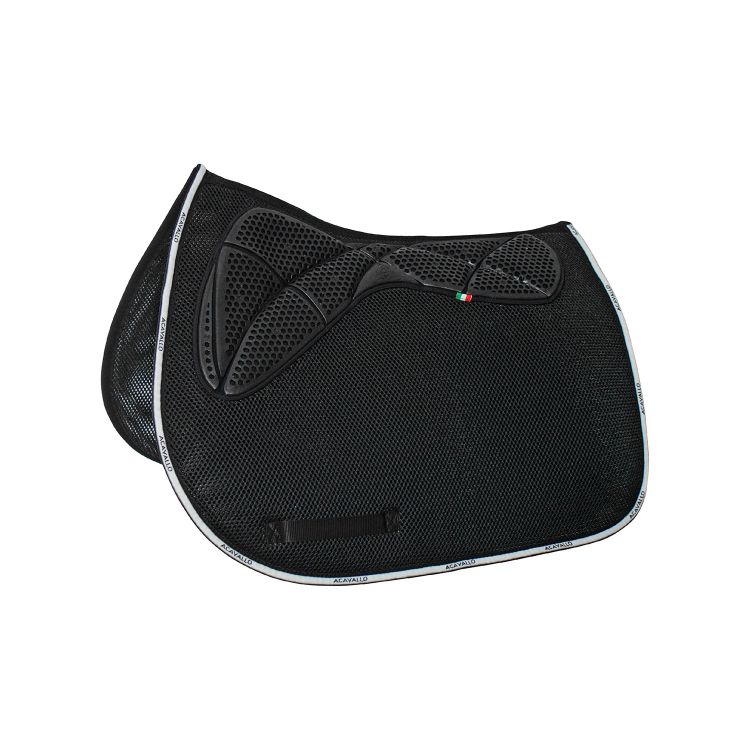 ACAVALLO 3D SPACER MEMORY FOAM AC GRIP GEL SQUARE JUMP PAD