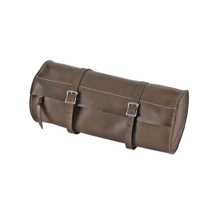 LEATHER REAR TUBE SADDLEBAG