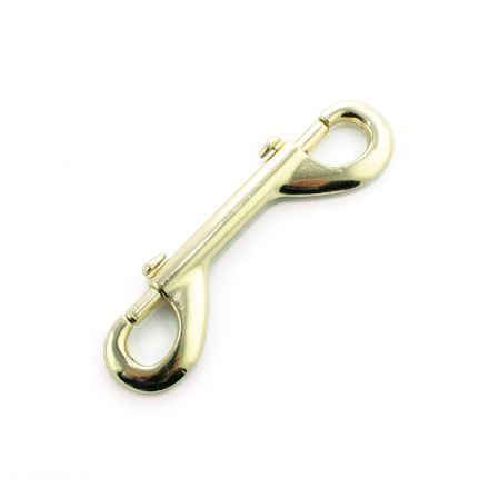 BRASS PLATED DOUBLE END SNAP