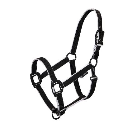 BLACK FITTINGS MODEL HALTER WITH LEAD