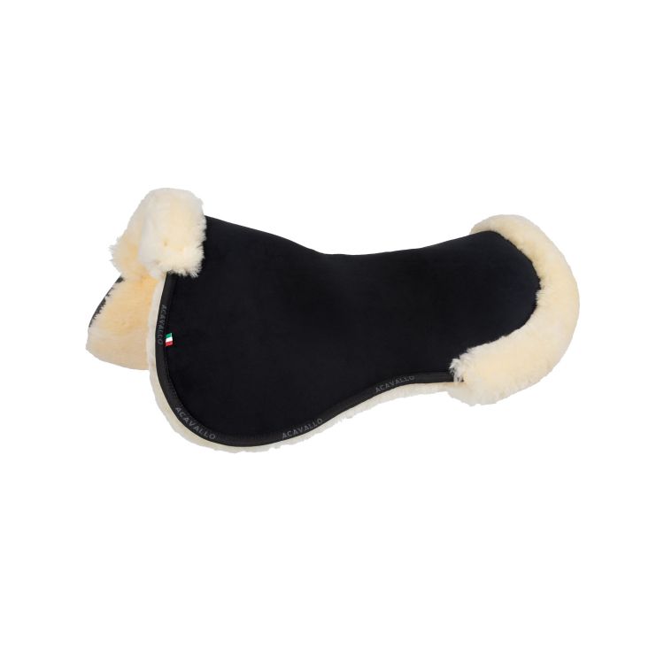 Memory foam half pad with pockets and adjustable risers.