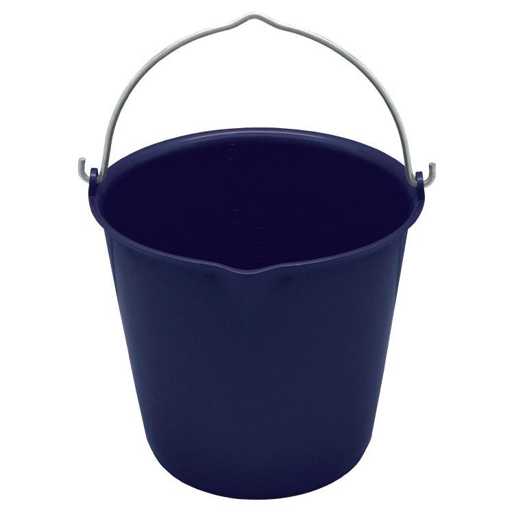 FLEX PLASTIC BUCKET WITH METAL HANDLE CAPACITY 15 LT