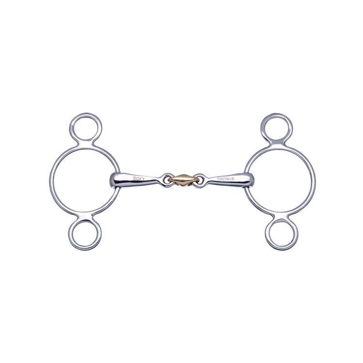 STUBBEN 2IN1 3-RING GAG, THICKNESS 16MM, RING 70X150MM 14,5CM (1 PC)