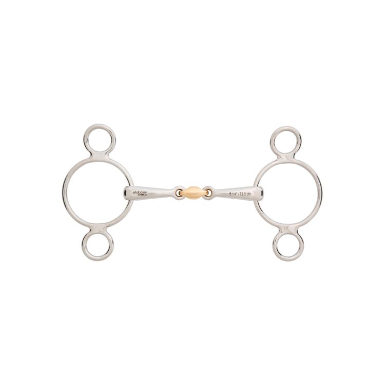 STUBBEN 3-RING GAG, THICKNESS 16MM, RING 70X150MM (1 PC)