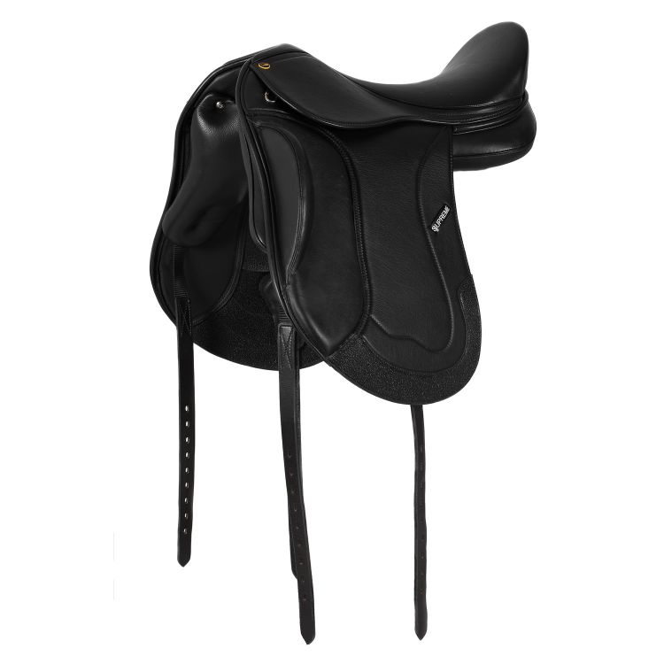 SUPREME DOUBLE LEATHER DRESSAGE SADDLE STOCKHOLM